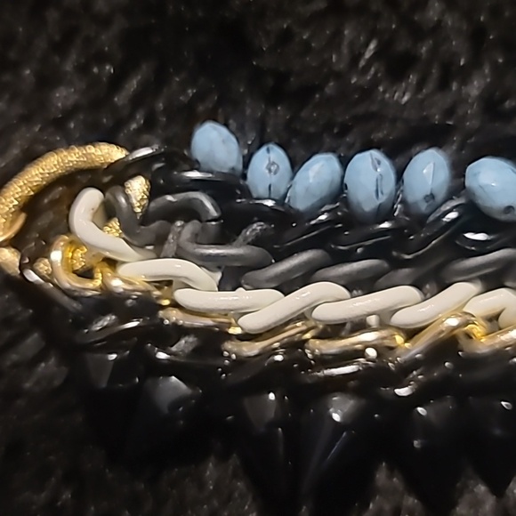 Stella & Dot Tempest bib necklace, Boho, Gith, Beaded - Picture 5 of 9